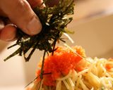 大の大人好みなにんにくとトビッコのパスタ作り方13写真