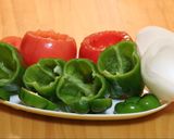 肉詰め野菜のオーブン焼き作り方1写真
