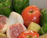 肉詰め野菜のオーブン焼き作り方7写真