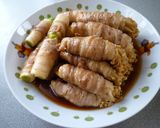 冷蔵庫の余り野菜で！肉巻き作り方4写真