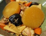 父の味!我が家自慢染み旨鶏肉と大根の煮物作り方8写真