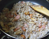 エリンギとゆかりの❤ガーリック炒飯作り方3写真