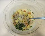 Ｃａたっぷり♬ちくわとチーズのおやき作り方4写真