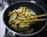 茄子と牛肉の中華炒め作り方6写真