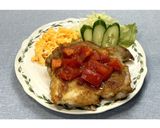 フレッシュトマトソースのチキンステーキ★作り方28写真
