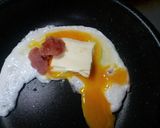 チーズとろっ♪目玉焼きinチーズ明太作り方2写真