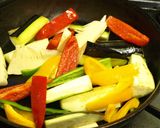 大好き☆野菜たっぷりグリーンカレー作り方2写真