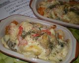 海からサラダフレークｄｅ豆乳ドリア作り方5写真