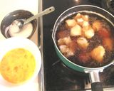●鶏と卵のシンプル親子うどん●作り方3写真