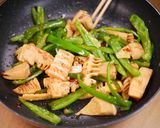 たけのことピーマンの生姜醤油おかか和え♪作り方4写真