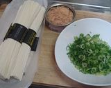 ツナ缶で簡単☆油そうめん作り方1写真