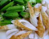 ちくわとオクラのスパイシー炒め作り方1写真