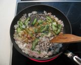 ゴーヤと挽肉のカレー炒飯作り方3写真