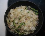 ゴーヤと挽肉のカレー炒飯作り方4写真