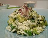 残り物のおひたしで☆夏野菜の白あえ作り方5写真