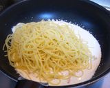彼ランキング№1☆簡単明太子クリームスパ作り方4写真