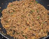 きのこ入り肉みそ作り方5写真