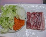 肉野菜炒めKAKAAKOバージョン作り方1写真