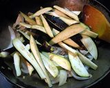 秋茄子とピーマンのピリ辛肉味噌炒め♪作り方5写真
