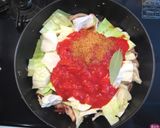柔らかタコとキャベツのトマト煮作り方5写真