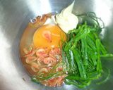 お弁当用卵焼き（長葱）作り方1写真