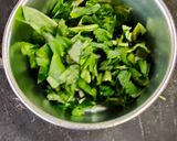 椎茸入りバジルトマトミートスパゲティ作り方1写真