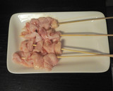 鶏皮のやきとり（塩）作り方1写真