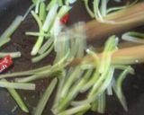 ちくわとセロリの葉っぱのエスニック金平作り方4写真