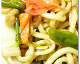 和風 ♪ たぬき ♪ 焼うどん作り方4写真