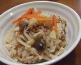 きのこご飯の秘密　ｺｿｺｿ・・・・・　作り方3写真
