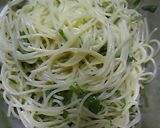 ツナと青じそのパスタ作り方1写真
