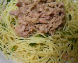 ツナと青じそのパスタ作り方2写真