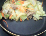 魚醤の旨みたっぷり肉野菜炒め作り方4写真