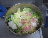 白菜と豚肉の鍋作り方2写真