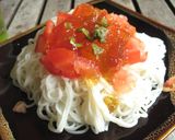 ☆キラキラ☆ポン酢ジュレ・トマトそうめん作り方4写真