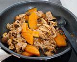 【豚肉とかぼちゃのオイスター炒め】ご飯が進む♪作り方5写真