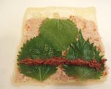 大好評＊梅肉と大葉のつくね巻き＊作り方2写真
