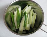 胡瓜のにんにく炒め作り方1写真