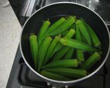 超簡単☆1分でオクラとなめ茸のサラダ作り方1写真