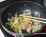 ＊＊素麺とゴーヤのオイスターソース炒め＊作り方3写真