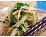 水菜のゆず胡椒漬けと竹輪の和え物作り方7写真