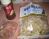 梅と相性ばっちり!ヘルシー鶏肉もやし炒め作り方1写真