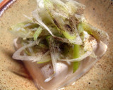 長ねぎとしらすののっけ冷ややっこ作り方3写真