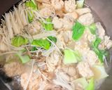 鶏団子の酸辣湯風作り方3写真