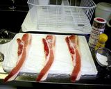 秋の味覚”キノコ”の肉巻き♪’手順付き作り方1写真
