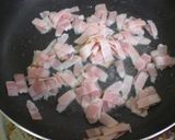 茄子ベーコンパプリカのガーリック醤油炒め作り方4写真