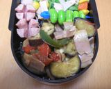 茄子ベーコンパプリカのガーリック醤油炒め作り方8写真