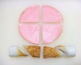 お弁当♪　ローズちくわ作り方1写真