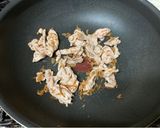 中国料理アレンジ！豆腐皮と干しエビ炒め作り方5写真