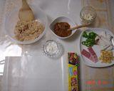 玄米ピザ カレー味作り方1写真
